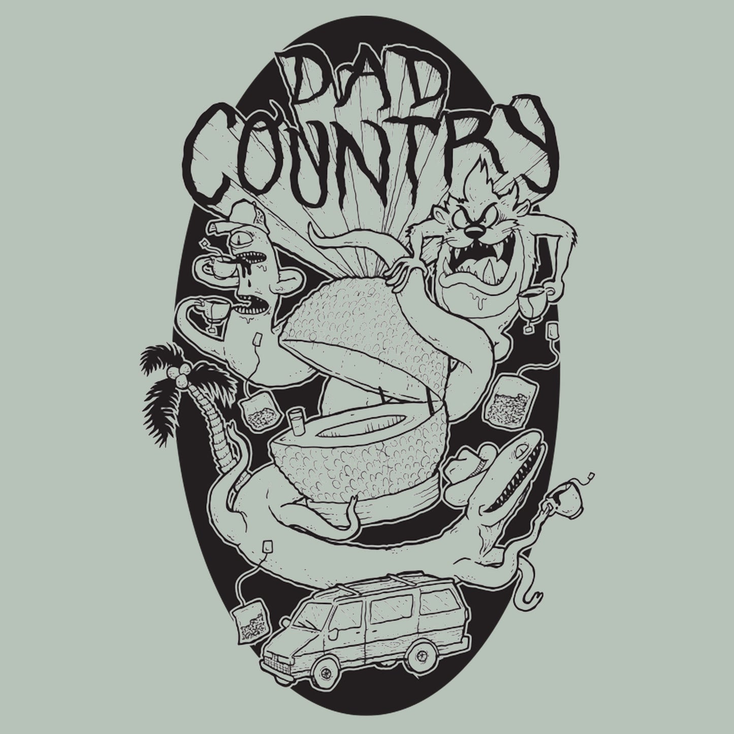 Dad Country Tea Ball Shirt (Designed by Nick Shoulders)