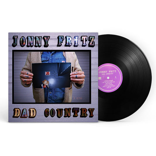 Jonny Fritz - "Dad Country" Black LP