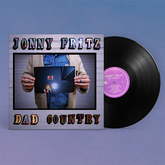 Jonny Fritz - "Dad Country" Black LP