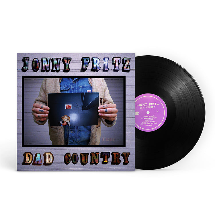 Jonny Fritz - "Dad Country" Black LP