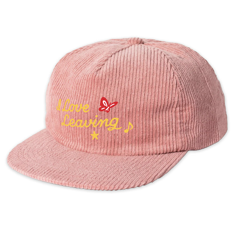 "I Love Leaving" Corduroy Hat