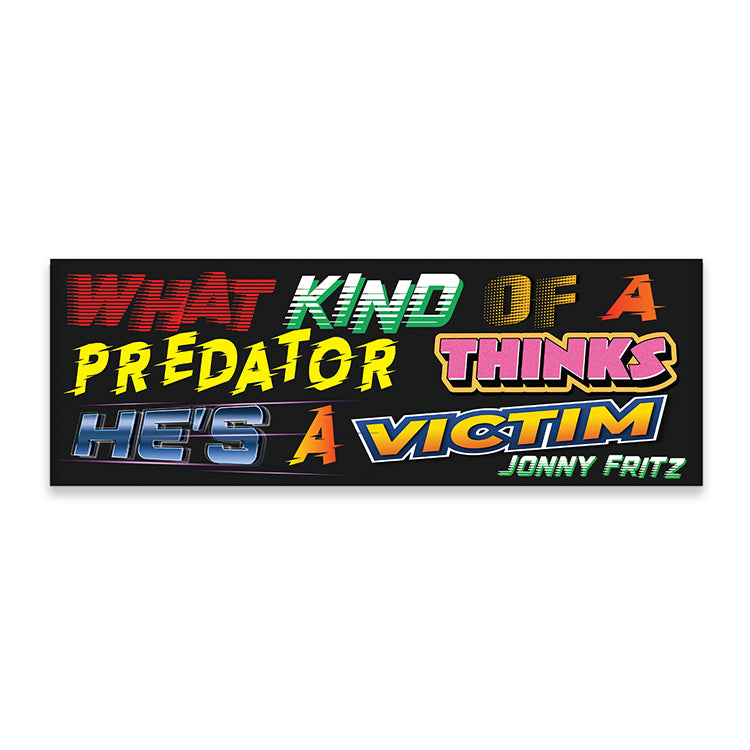 Predator Bumper Sticker